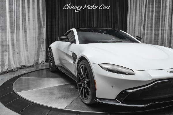 Used-2019-Aston-Martin-Vantage-V8-Coupe-LOW-Miles-Amazing-White-Stone-Exterior-Serviced-LOADED