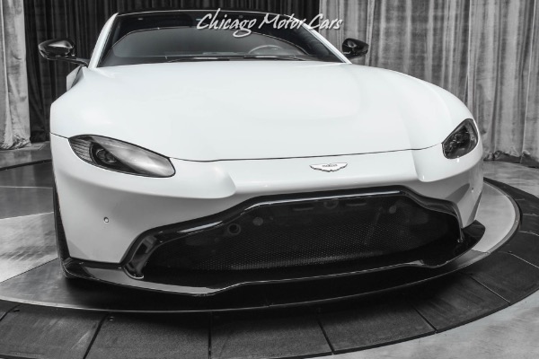 Used-2019-Aston-Martin-Vantage-V8-Coupe-LOW-Miles-Amazing-White-Stone-Exterior-Serviced-LOADED