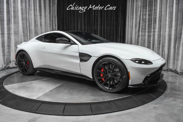 Used 2019 Aston Martin Vantage V8 Coupe LOW Miles! Amazing White Stone Exterior! Serviced! LOADED for sale Sold at Chicago Motor Cars in West Chicago IL 60185 6