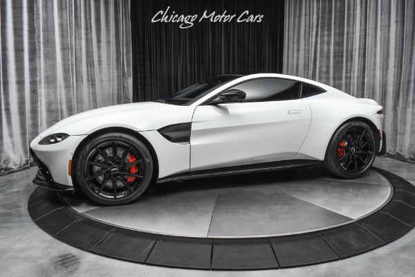 Used 2019 Aston Martin Vantage V8 Coupe LOW Miles! Amazing White Stone Exterior! Serviced! LOADED for sale Sold at Chicago Motor Cars in West Chicago IL 60185 1