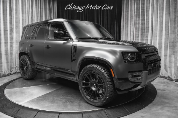 Used 2023 Land Rover Defender 110 Carpathian Edition SUV 22 Rotiform Wheels! Nitto Ridge Grappler Tires! for sale Sold at Chicago Motor Cars in West Chicago IL 60185 6