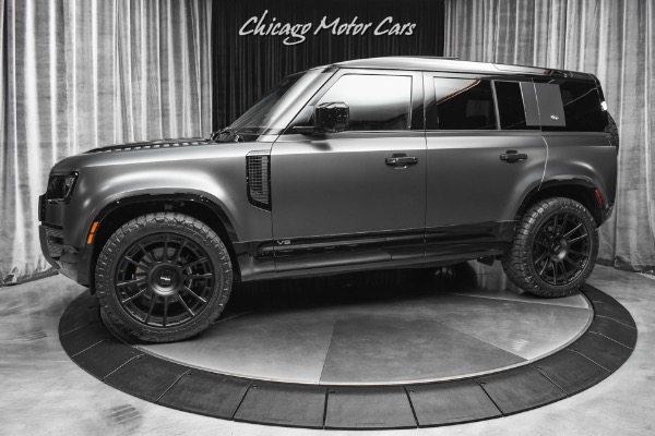 Used 2023 Land Rover Defender 110 Carpathian Edition SUV 22 Rotiform Wheels! Nitto Ridge Grappler Tires! for sale Sold at Chicago Motor Cars in West Chicago IL 60185 1