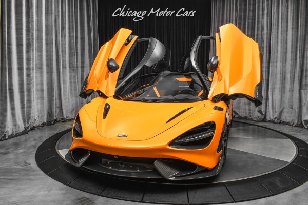 Used 2021 McLaren 765LT Coupe ONLY 169 Miles! MSO Defined Papaya Spark! Tons of Carbon! LOADED for sale Sold at Chicago Motor Cars in West Chicago IL 60185 2