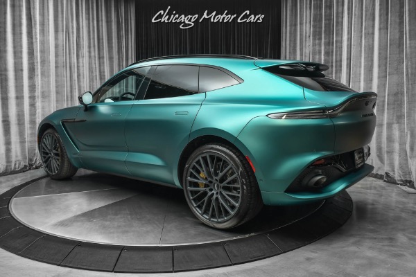 Used 2022 Aston Martin DBX SUV ONLY 306 Miles! Satin Racing Green! TONS of Carbon! HOT Spec! HUGE MSRP for sale Sold at Chicago Motor Cars in West Chicago IL 60185 3