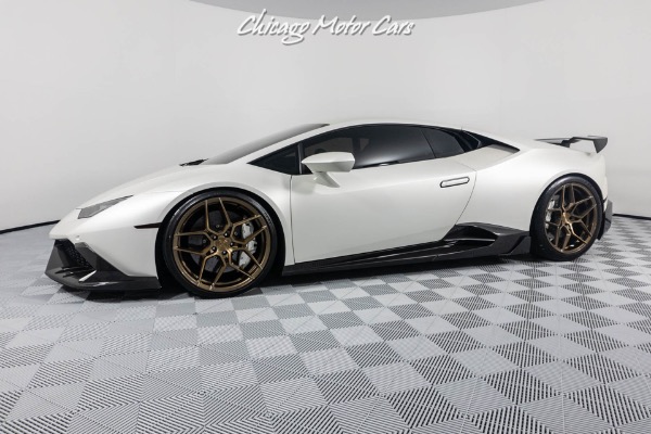 Used 2015 Lamborghini Huracan LP 610-4 Coupe Mansory Carbon Kit! LOW Miles! NEARLY $100K Invested! for sale Sold at Chicago Motor Cars in West Chicago IL 60185 3