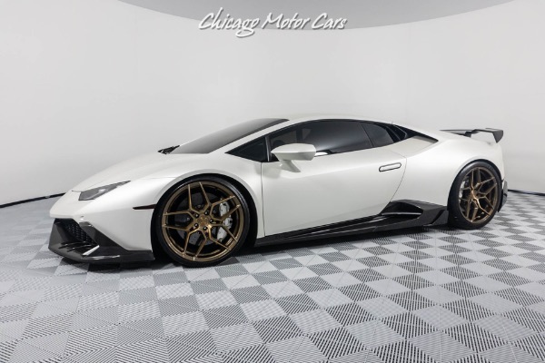 Used 2015 Lamborghini Huracan LP 610-4 Coupe Mansory Carbon Kit! LOW Miles! NEARLY $100K Invested! for sale Sold at Chicago Motor Cars in West Chicago IL 60185 1