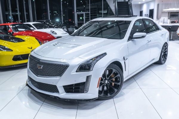 Used 2016 Cadillac CTS-V Sedan LOW Miles! Recaro Perf Seats! Luxury Pkg! Perf Data Recorder! LOADED! for sale Sold at Chicago Motor Cars in West Chicago IL 60185 4