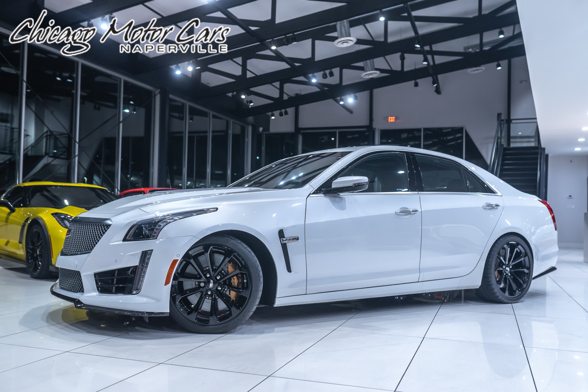 Used-2016-Cadillac-CTS-V-Sedan-LOW-Miles-Recaro-Perf-Seats-Luxury-Pkg-Perf-Data-Recorder-LOADED