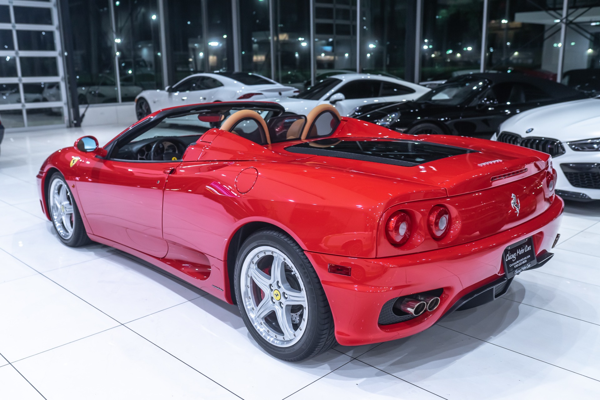 Used-2005-Ferrari-360-SPIDER-Only-5k-Miles-ROSSO-CORSA-REDTAN-F1-TRANS-SERVICE-RECORDS