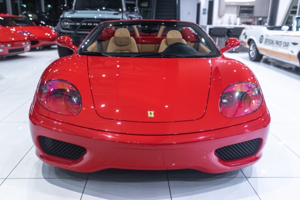 Used 2005 Ferrari 360 SPIDER Only 5k Miles! ROSSO CORSA RED/TAN F1 TRANS SERVICE RECORDS for sale Sold at Chicago Motor Cars in West Chicago IL 60185 6
