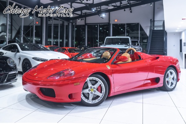 Used 2005 Ferrari 360 SPIDER Only 5k Miles! ROSSO CORSA RED/TAN F1