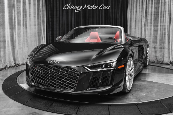 Used 2018 Audi R8 5.2 quattro V10 Plus Spyder Convertible LOW Miles TONS of Carbon HRE Wheels for sale Sold at Chicago Motor Cars in West Chicago IL 60185 2