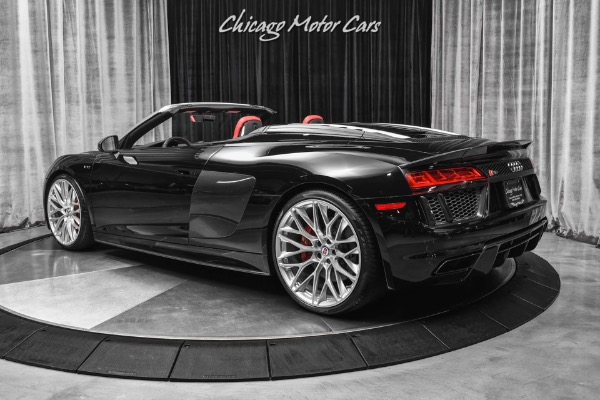 Used 2018 Audi R8 5.2 quattro V10 Plus Spyder Convertible LOW Miles TONS of Carbon HRE Wheels for sale Sold at Chicago Motor Cars in West Chicago IL 60185 3