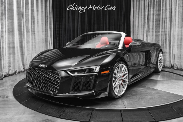 Used-2018-Audi-R8-52-quattro-V10-Plus-Spyder-Convertible-LOW-Miles-TONS-of-Carbon-HRE-Wheels