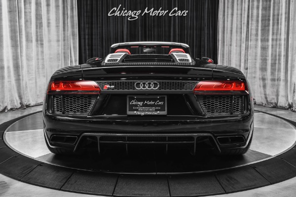 Used 2018 Audi R8 5.2 quattro V10 Plus Spyder Convertible LOW Miles TONS of Carbon HRE Wheels for sale Sold at Chicago Motor Cars in West Chicago IL 60185 4