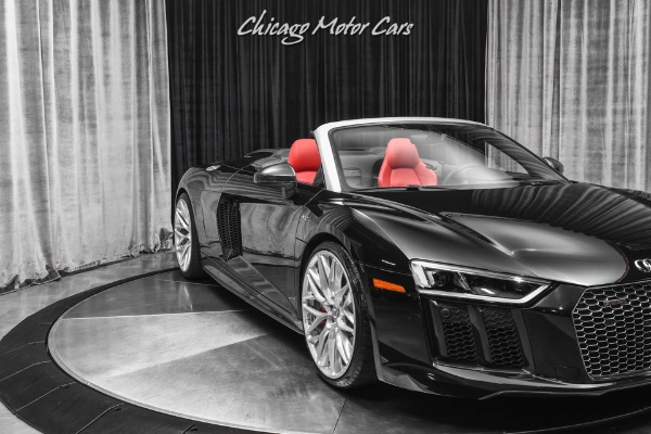 Used-2018-Audi-R8-52-quattro-V10-Plus-Spyder-Convertible-LOW-Miles-TONS-of-Carbon-HRE-Wheels