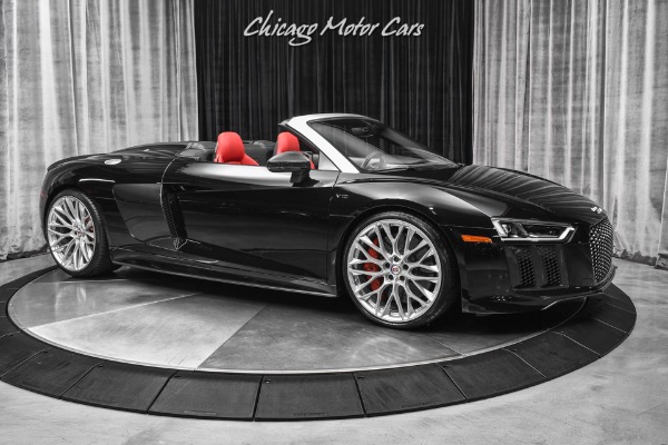 Used 2018 Audi R8 5.2 quattro V10 Plus Spyder Convertible LOW Miles TONS of Carbon HRE Wheels for sale Sold at Chicago Motor Cars in West Chicago IL 60185 6