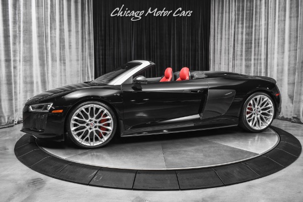 Used 2018 Audi R8 5.2 quattro V10 Plus Spyder Convertible LOW Miles TONS of Carbon HRE Wheels for sale Sold at Chicago Motor Cars in West Chicago IL 60185 1
