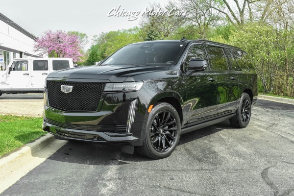 Used 2022 Cadillac Escalade ESV Sport Platinum SUV LOW Miles! Onyx Pkg! Refrigerator! Night Vision! LOADED for sale Sold at Chicago Motor Cars in West Chicago IL 60185 2