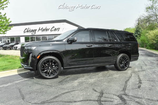 Used 2022 Cadillac Escalade ESV Sport Platinum SUV LOW Miles! Onyx Pkg! Refrigerator! Night Vision! LOADED for sale Sold at Chicago Motor Cars in West Chicago IL 60185 1