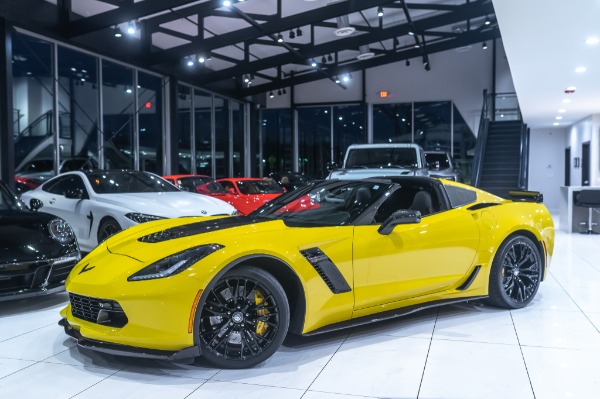 Used 2016 Chevrolet Corvette Z06 LOADED 3LZ 1 OWNER CLEAN CARFAX GORGEOUS RACING YELLOW! for sale Sold at Chicago Motor Cars in West Chicago IL 60185 2