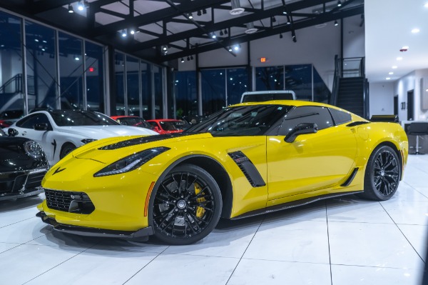 Used-2016-Chevrolet-Corvette-Z06-LOADED-3LZ-1-OWNER-CLEAN-CARFAX-GORGEOUS-RACING-YELLOW