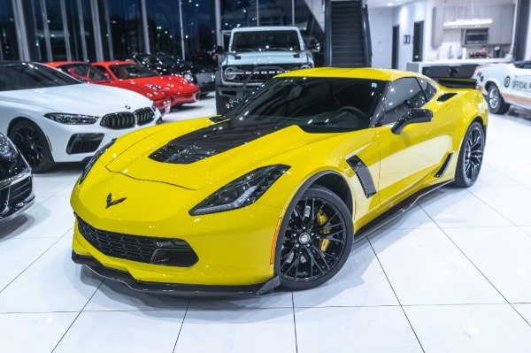 Used-2016-Chevrolet-Corvette-Z06-LOADED-3LZ-1-OWNER-CLEAN-CARFAX-GORGEOUS-RACING-YELLOW