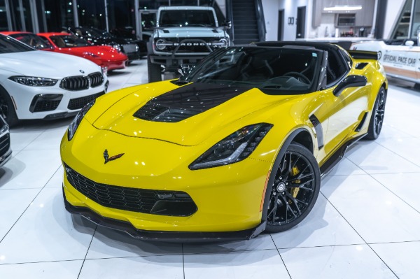 Used 2016 Chevrolet Corvette Z06 LOADED 3LZ 1 OWNER CLEAN CARFAX GORGEOUS RACING YELLOW! for sale Sold at Chicago Motor Cars in West Chicago IL 60185 4