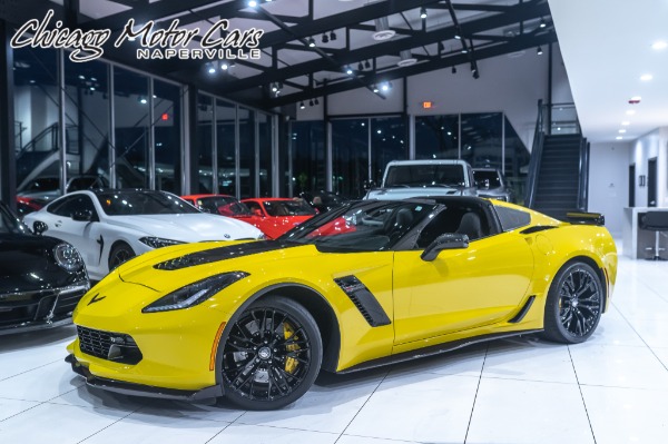 Used 2016 Chevrolet Corvette Z06 LOADED 3LZ 1 OWNER CLEAN CARFAX GORGEOUS RACING YELLOW! for sale Sold at Chicago Motor Cars in West Chicago IL 60185 1