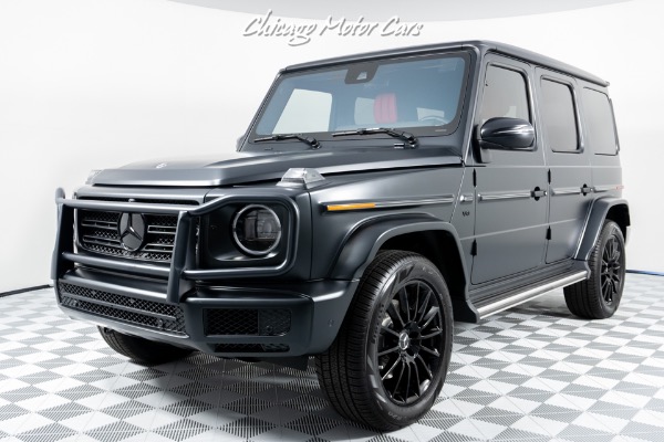 Used-2021-Mercedes-Benz-G550-4Matic-SUV-ONLY-68-Miles-Night-Black-Magno-Exclusive-Interior-Pkg-LOADED