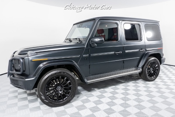 Used 2021 Mercedes-Benz G550 4Matic SUV ONLY 68 Miles! Night Black Magno! Exclusive Interior Pkg+ LOADED for sale Sold at Chicago Motor Cars in West Chicago IL 60185 1