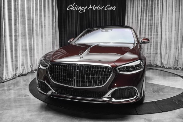 Used-2022-Mercedes-Benz-S580-Maybach-4Matic-Sedan-ONLY-500-Miles-Flowing-Lines-Trim-Gorgeous-Color-Combo