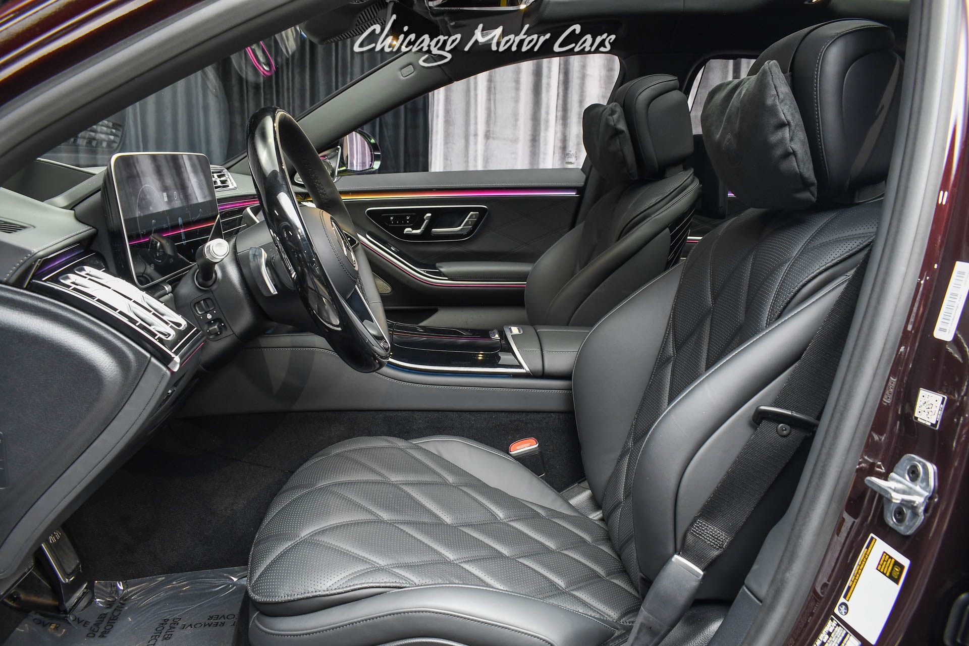 Used-2022-Mercedes-Benz-S580-Maybach-4Matic-Sedan-ONLY-500-Miles-Flowing-Lines-Trim-Gorgeous-Color-Combo