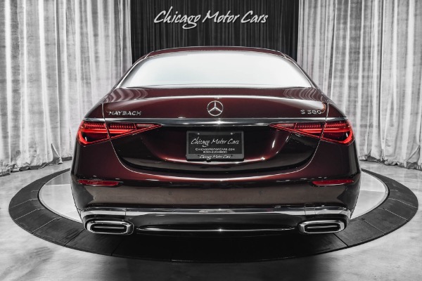 Used 2022 Mercedes-Benz S580 Maybach 4Matic Sedan ONLY 500 Miles! Flowing Lines Trim! Gorgeous Color Combo! for sale Sold at Chicago Motor Cars in West Chicago IL 60185 4