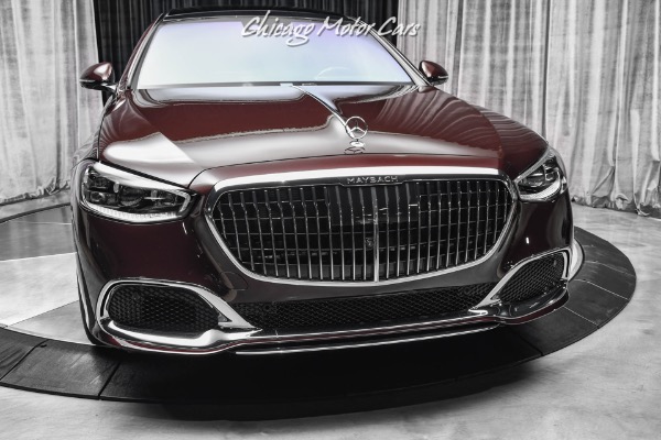 Used-2022-Mercedes-Benz-S580-Maybach-4Matic-Sedan-ONLY-500-Miles-Flowing-Lines-Trim-Gorgeous-Color-Combo