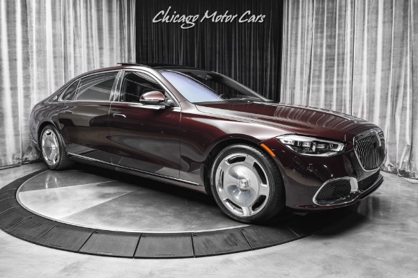 Used-2022-Mercedes-Benz-S580-Maybach-4Matic-Sedan-ONLY-500-Miles-Flowing-Lines-Trim-Gorgeous-Color-Combo