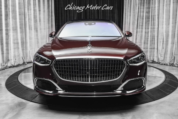 Used-2022-Mercedes-Benz-S580-Maybach-4Matic-Sedan-ONLY-500-Miles-Flowing-Lines-Trim-Gorgeous-Color-Combo