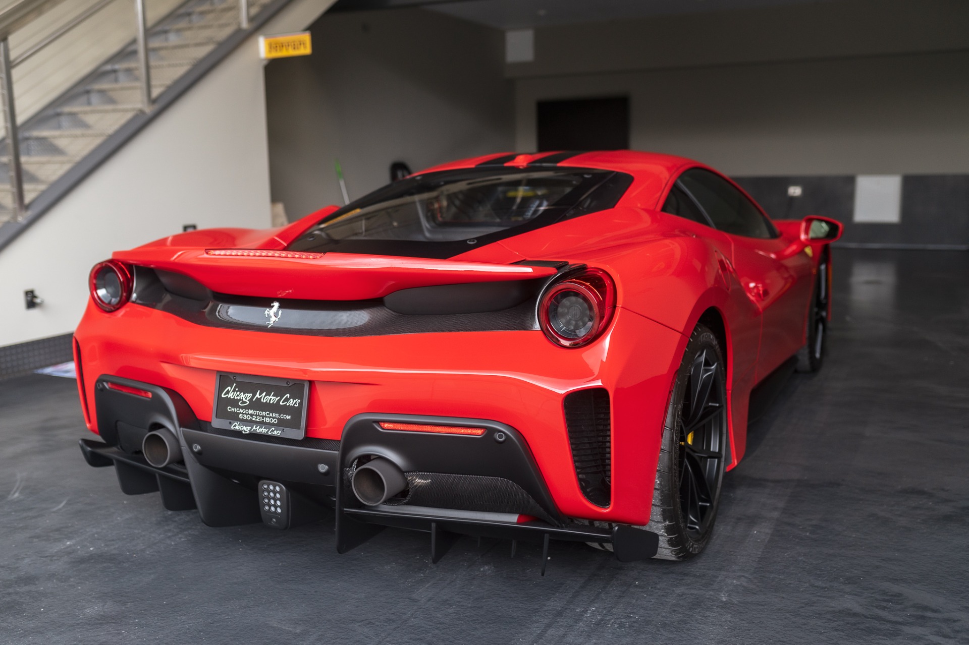 Used-2020-Ferrari-488-Pista-Coupe-Only-344-Miles-Carbon-Fiber-Front-Lift-Alcantara-Huge-MSRP