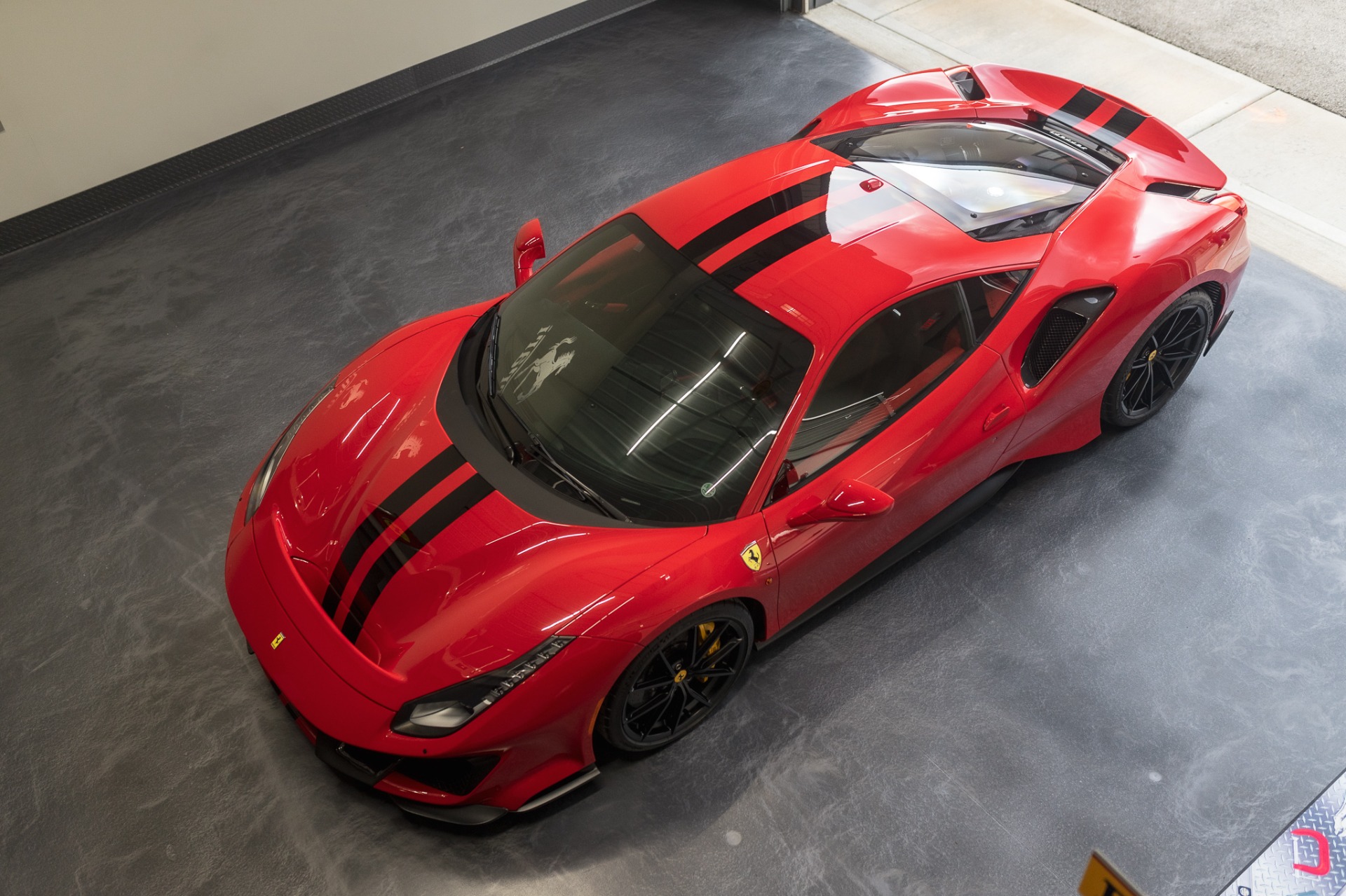 Used-2020-Ferrari-488-Pista-Coupe-Only-344-Miles-Carbon-Fiber-Front-Lift-Alcantara-Huge-MSRP