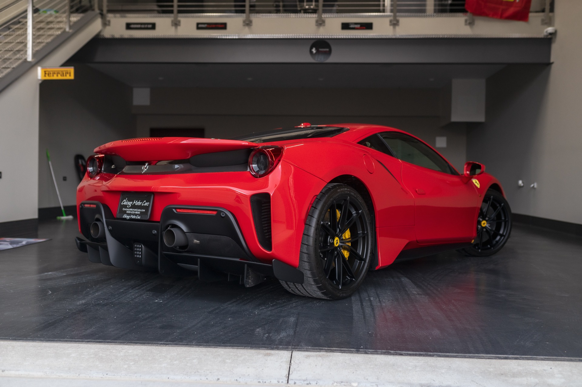 Used-2020-Ferrari-488-Pista-Coupe-Only-344-Miles-Carbon-Fiber-Front-Lift-Alcantara-Huge-MSRP