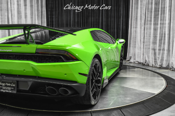 Used-2015-Lamborghini-Huracan-LP610-4-Coupe-LOW-Miles-Verde-Mantis-HOT-Spec-VORSTEINER-Upgrades