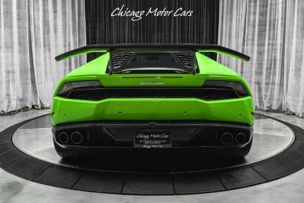 Used-2015-Lamborghini-Huracan-LP610-4-Coupe-LOW-Miles-Verde-Mantis-HOT-Spec-VORSTEINER-Upgrades