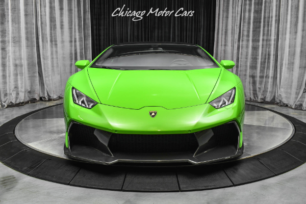 Used-2015-Lamborghini-Huracan-LP610-4-Coupe-LOW-Miles-Verde-Mantis-HOT-Spec-VORSTEINER-Upgrades