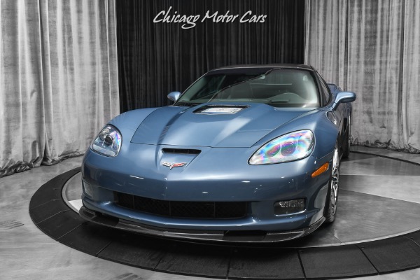 Used 2011 Chevrolet Corvette ZR1 Coupe w/3ZR! ONLY 13K Miles! Supersonic Blue! ONE OWNER! for sale Sold at Chicago Motor Cars in West Chicago IL 60185 2