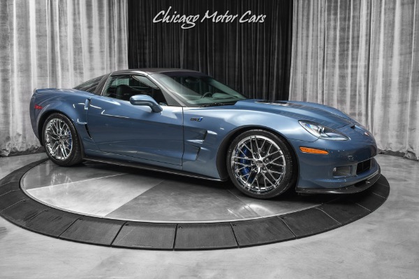 Used 2011 Chevrolet Corvette ZR1 Coupe w/3ZR! ONLY 13K Miles! Supersonic Blue! ONE OWNER! for sale Sold at Chicago Motor Cars in West Chicago IL 60185 6