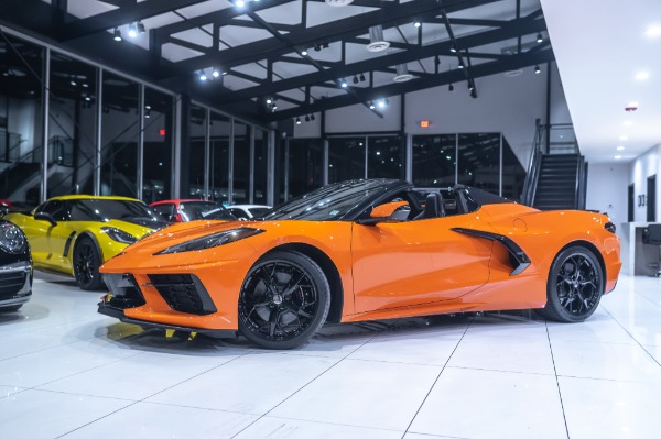 Used 2022 Chevrolet Corvette Stingray Convertible 2LT W/ Z51! HOT COLOR Carbon Fiber Spoiler LOADED for sale Sold at Chicago Motor Cars in West Chicago IL 60185 2