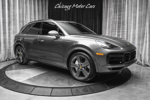 Used 2020 Porsche Cayenne Turbo SUV LOW Miles! Premium Pkg+! Sport Exhaust! Sport Chrono! LOADED for sale Sold at Chicago Motor Cars in West Chicago IL 60185 6
