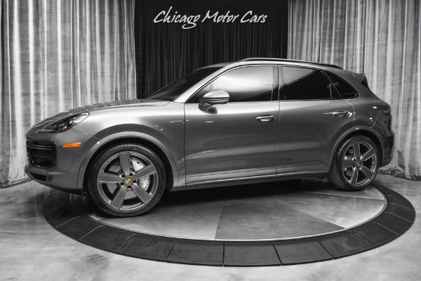 Used 2020 Porsche Cayenne Turbo SUV LOW Miles! Premium Pkg+! Sport Exhaust! Sport Chrono! LOADED for sale Sold at Chicago Motor Cars in West Chicago IL 60185 1