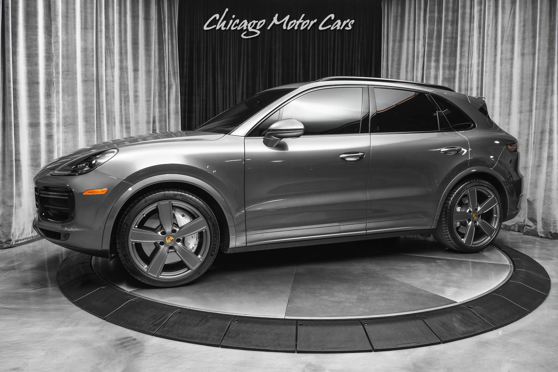 Used 2020 Porsche Cayenne Turbo SUV LOW Miles! Premium Pkg+! Sport Exhaust! Sport Chrono! LOADED for sale Sold at Chicago Motor Cars in West Chicago IL 60185 1