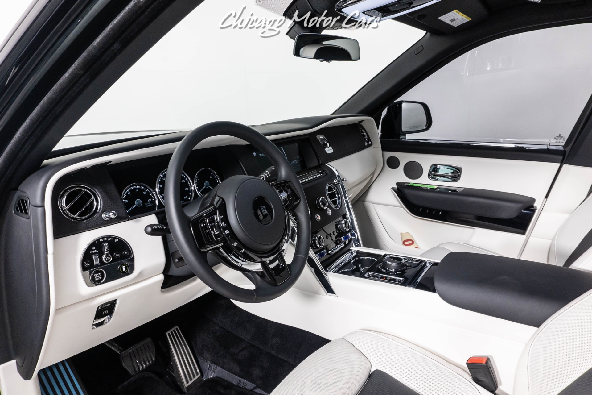 White Rolls Royce Cullinan Red Interior  Dreamworks Motorsports